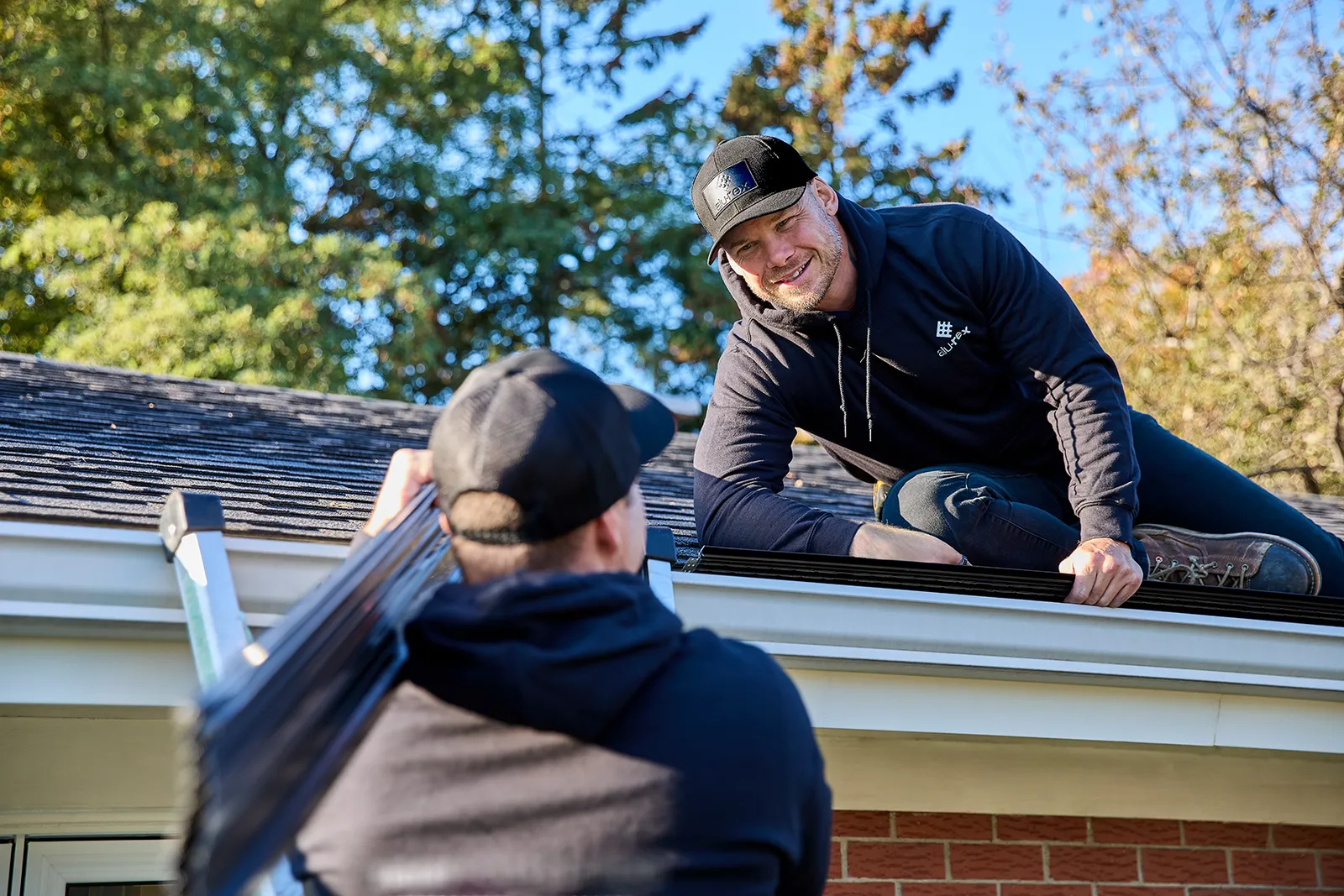 Finished eavestrough system, Hartwell area — Herring Gutter & Insulation, Hartwell GA